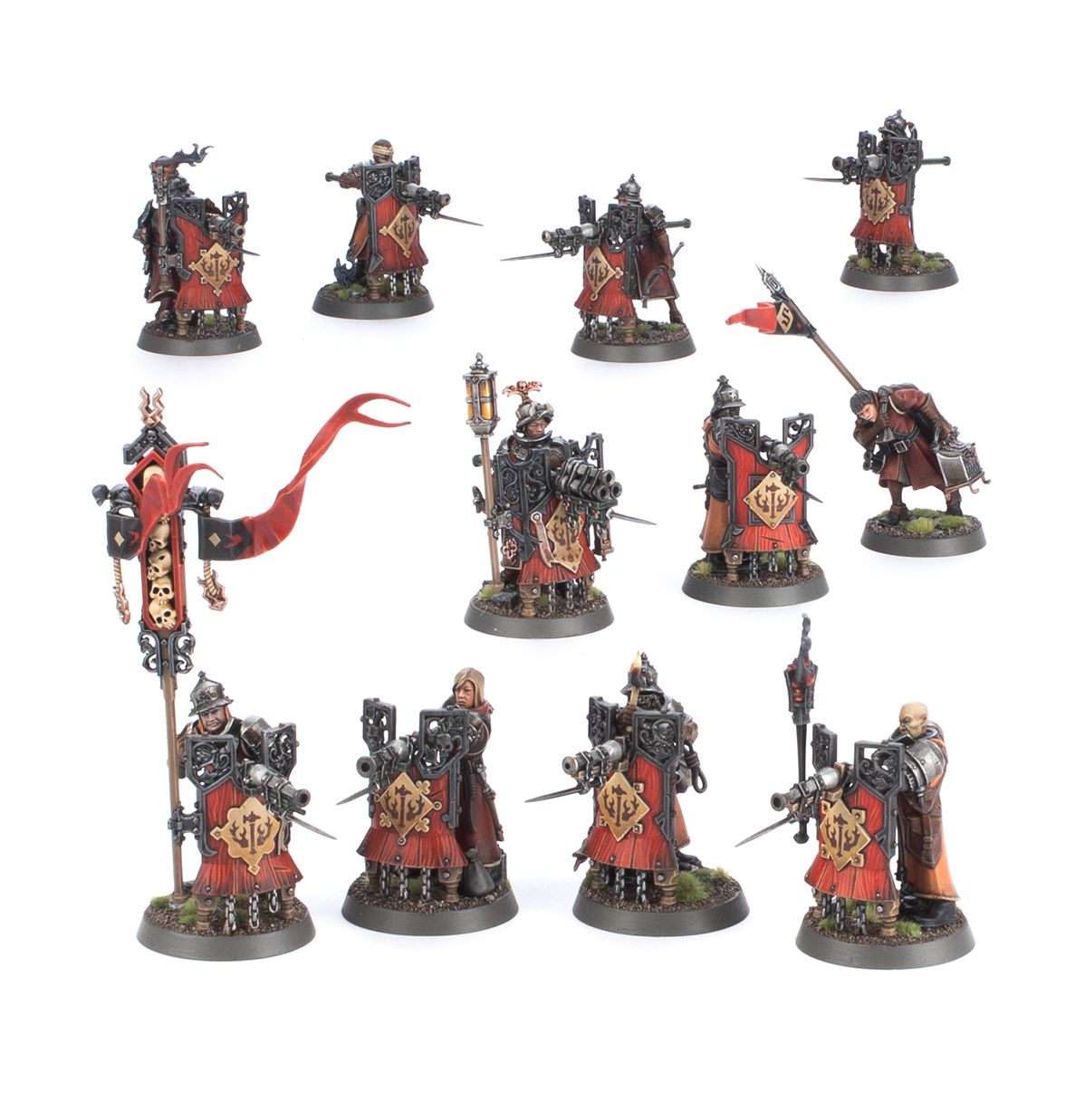 Warhammer Age of Sigmar: Freeguild Fusiliers miniatiūrų rinkinys