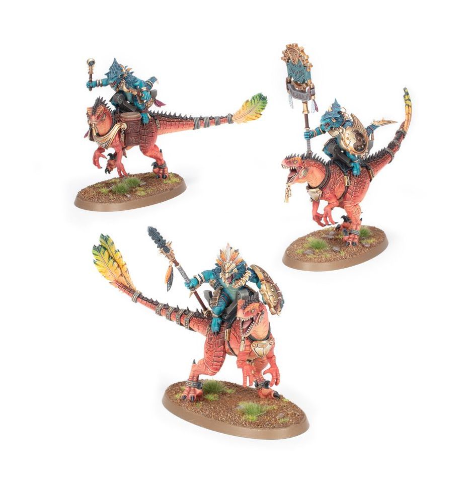 Warhammer Seraphon: Aggradon Lancers miniatiūrų rinkinys