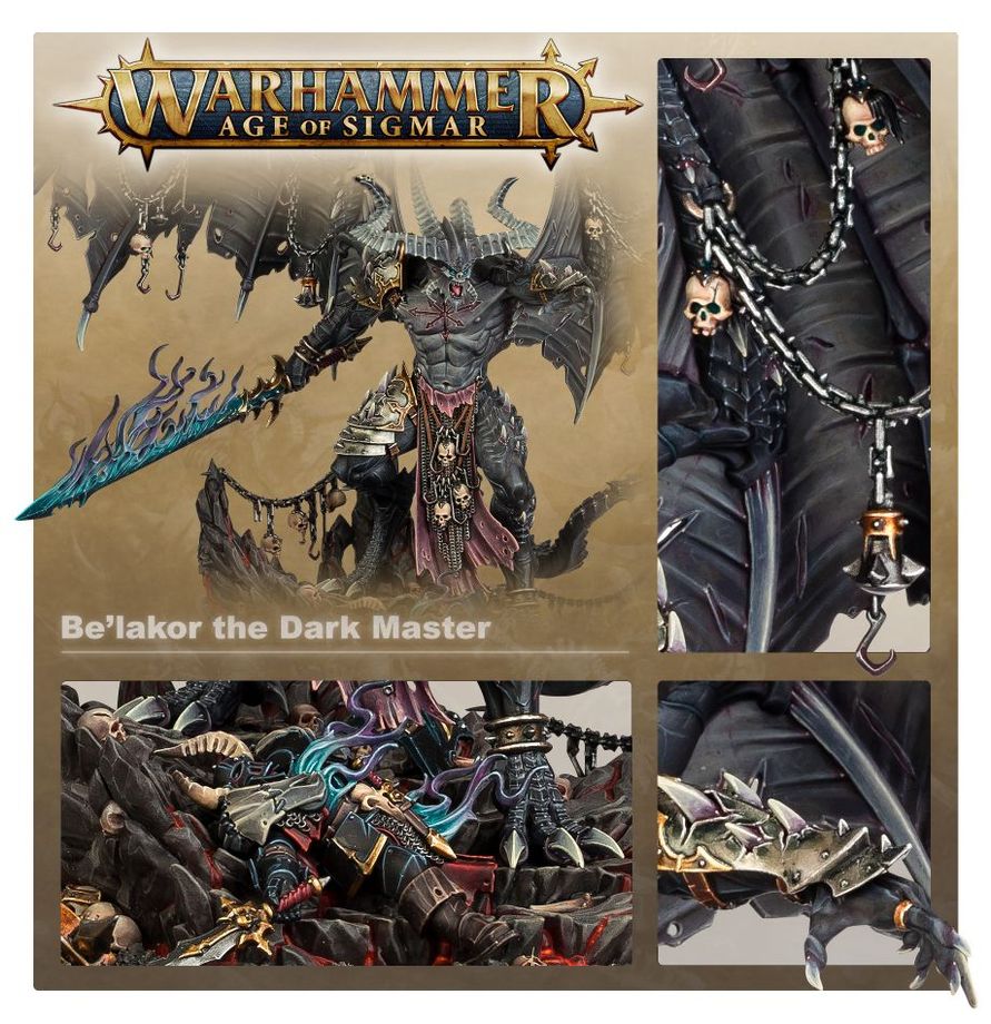 Warhammer Age of Sigmar: Be'lakor, the Dark Master Miniature Set