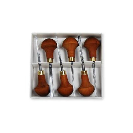 Pfeil raižiklių lino raižymui rinkinys, 6 vnt.