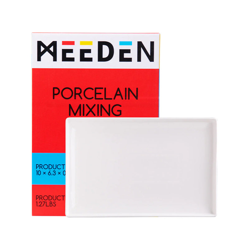 MEEDEN porcelianinis dažų maišymo padėklas