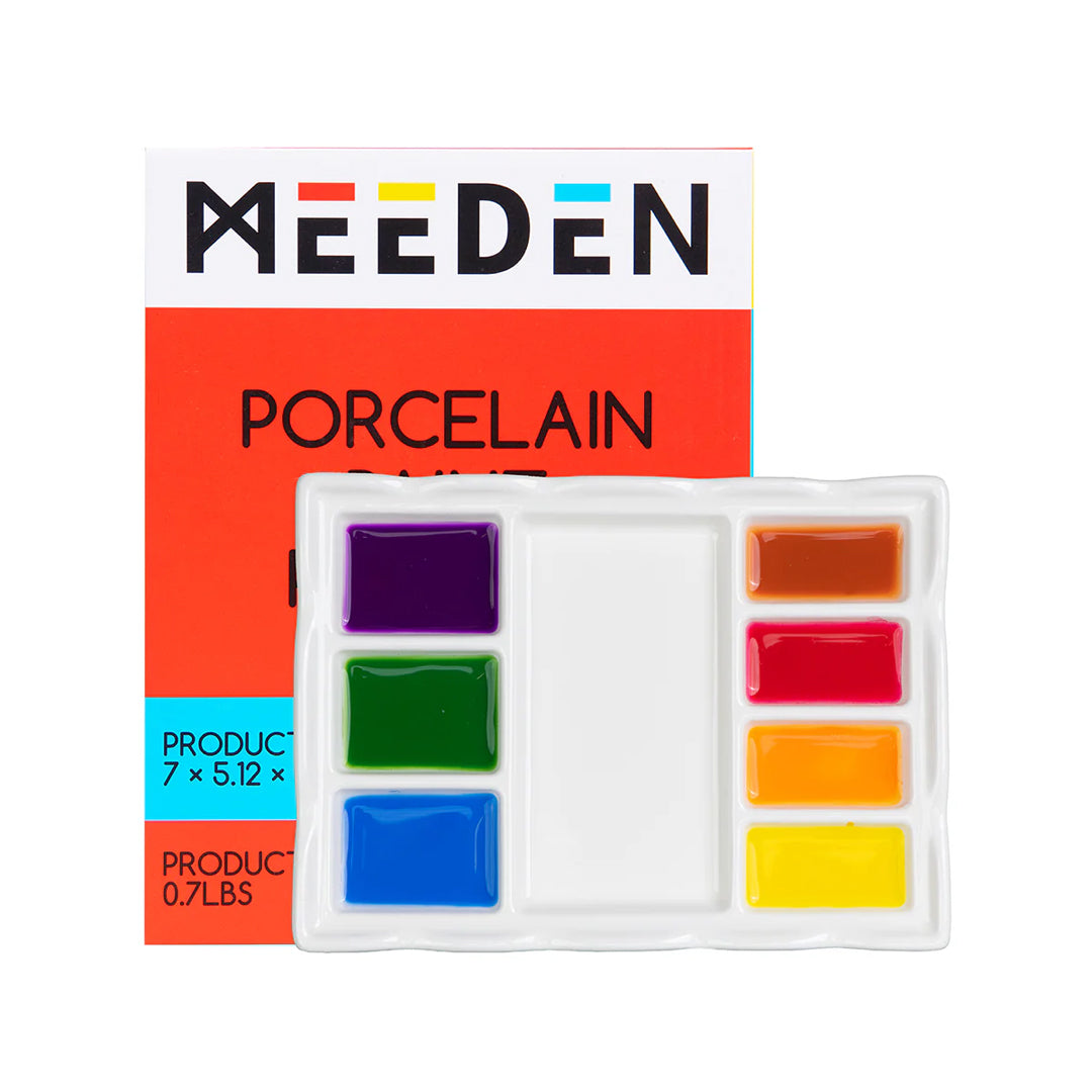 MEEDEN porcelianinė stačiakampė paletė