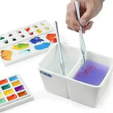 MEEDEN Ceramic Brush Wash Bowl