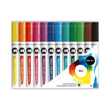 Molotow Aqua Color Brush Basic Set 1, 12 pcs.