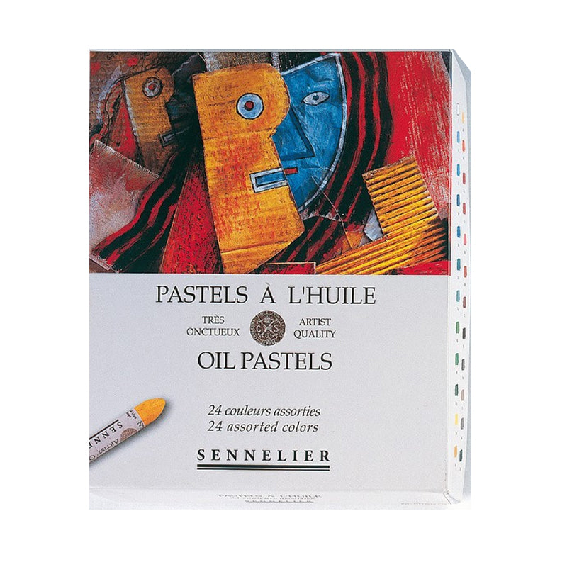 Sennelier Oil Pastel Set, 24 colors