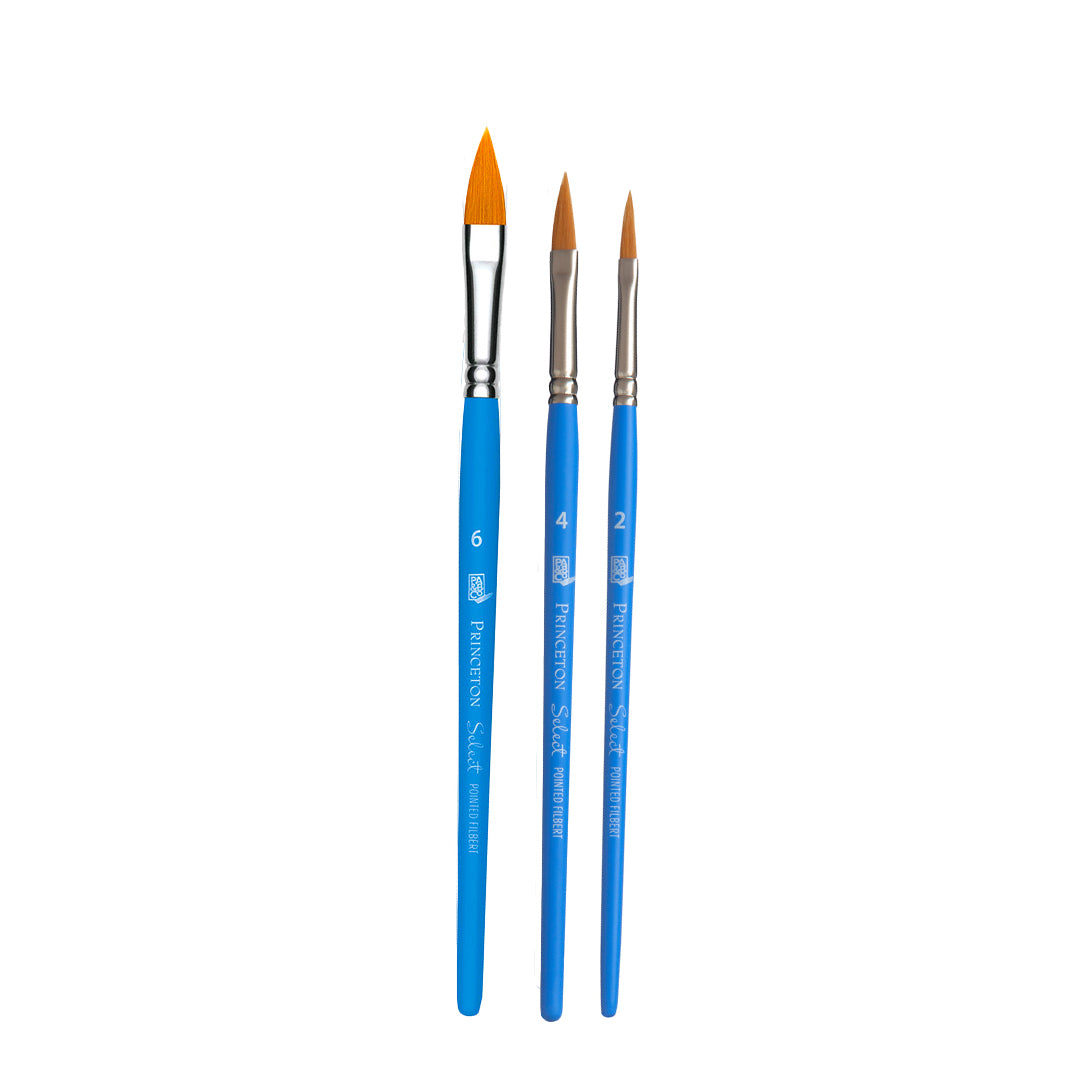 Princeton Select Artiste™ Pointed Filbert sintetinis teptukas