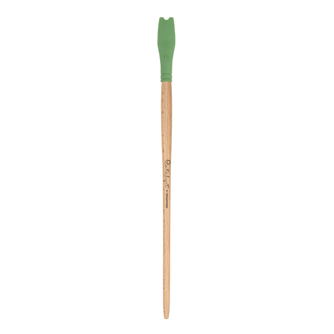Princeton Brush Catalyst™ Blade silikoninis tapybos įrankis, žalios spalvos, No. 3
