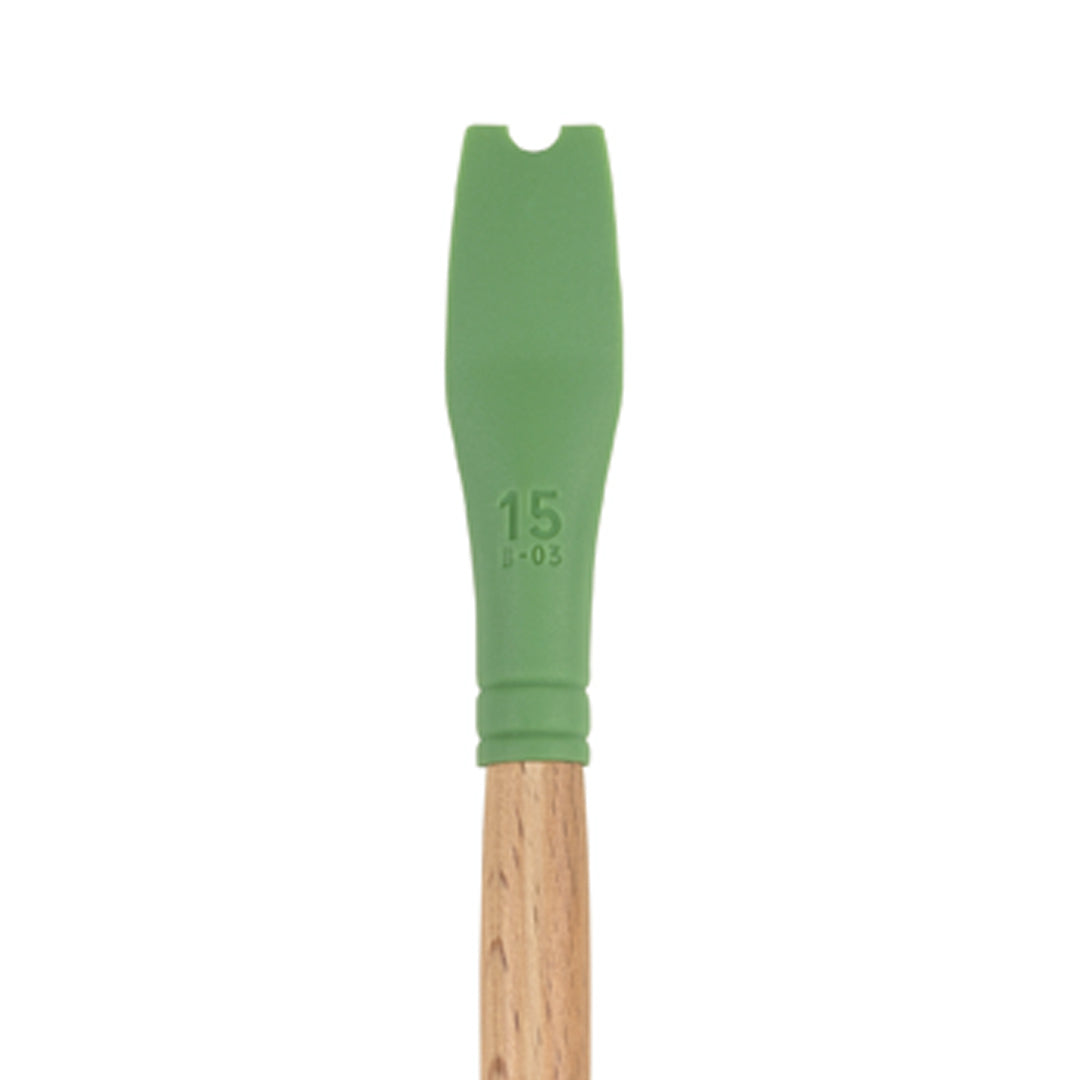 Princeton Brush Catalyst™ Blade silikoninis tapybos įrankis, žalios spalvos, No. 3