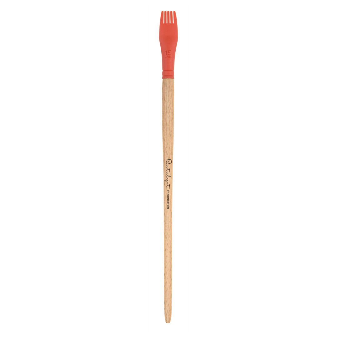 Princeton Brush Catalyst™ Blade silikoninis tapybos įrankis, oranžinės spalvos, No. 5