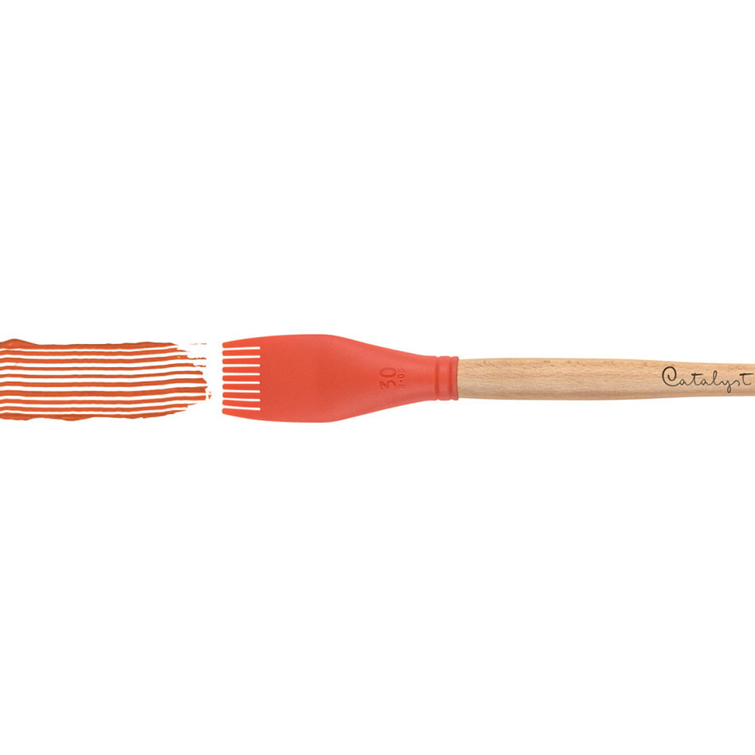 Princeton Brush Catalyst™ Blade silikoninis tapybos įrankis, oranžinės spalvos, No. 5
