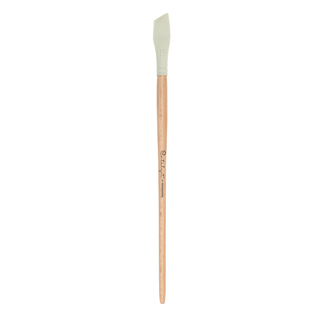 Princeton Brush Catalyst™ Blade silikoninis tapybos įrankis, baltos spalvos, No. 6