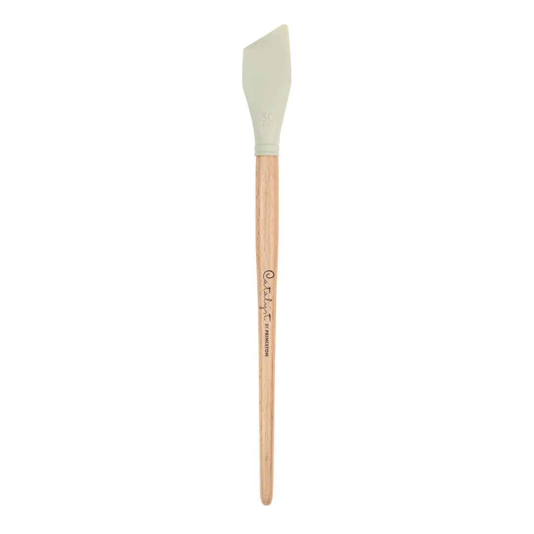 Princeton Brush Catalyst™ Blade silikoninis tapybos įrankis, baltos spalvos, No. 6