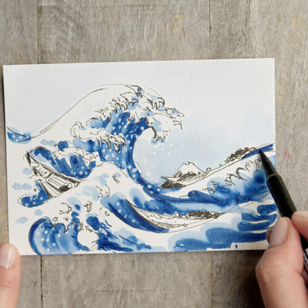 Sakura Great Wave of Kanagawa kūrybinis rinkinys