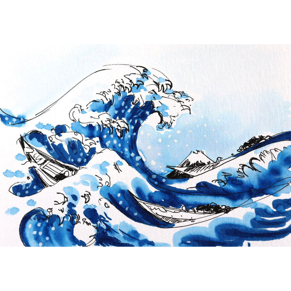 Sakura Great Wave of Kanagawa kūrybinis rinkinys