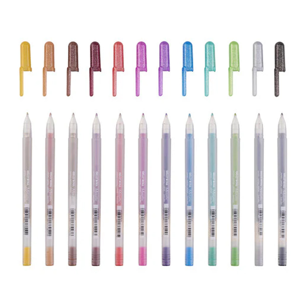 Sakura Gelly Roll gelinių tušinukų rinkinys Metallic, 12 spalvų