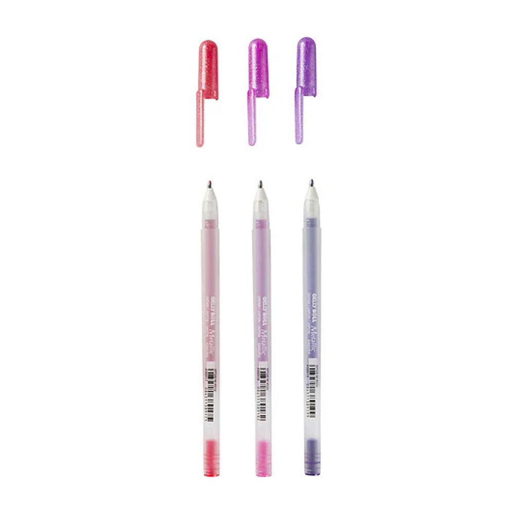 Sakura Gelly Roll gelinių tušinukų rinkinys Metallic Sweets, 3 spalvos