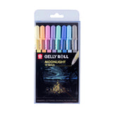 Sakura Gelly Roll gelinių tušinukų rinkinys Moonlight 10 Pastel, 8 spalvos