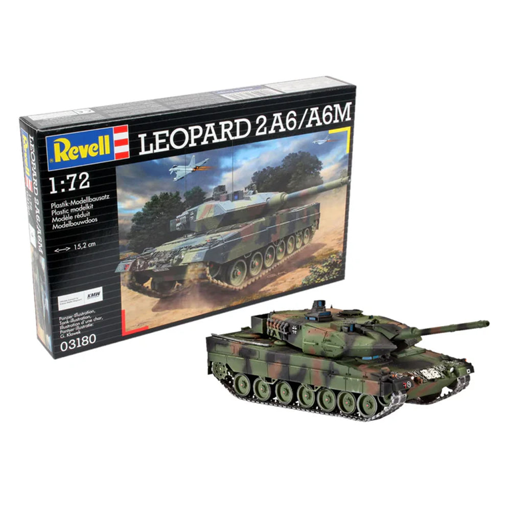 Revell Leopard 2 A6-A6M surenkamas modelis, 1:72