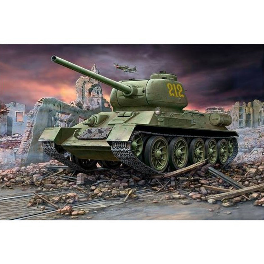 Revell T-34/85 sovietinio tanko surenkamas modelis, 1:72