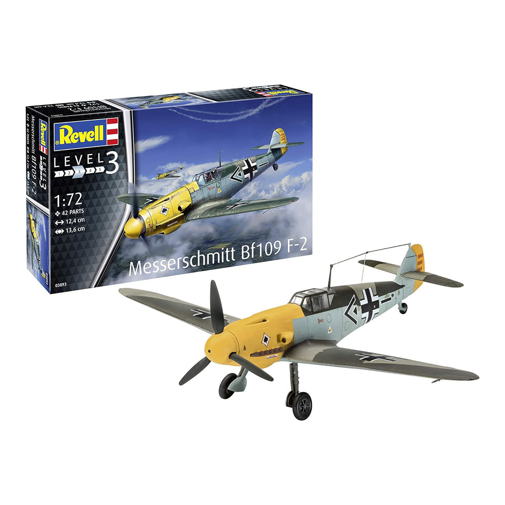 Revell Messerschmitt Bf109 F-2 Fighter Model Kit, 1:72