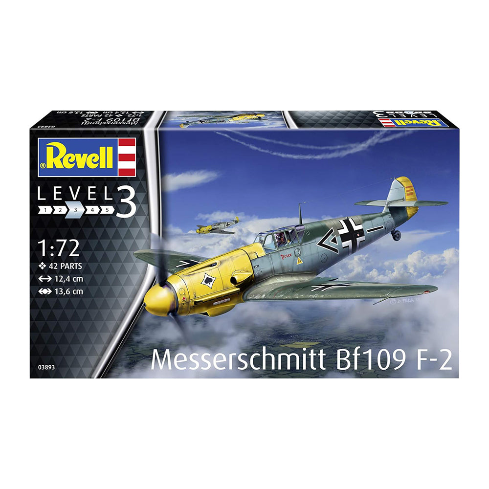 Revell Messerschmitt Bf109 F-2 Fighter Model Kit, 1:72