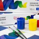 ROSA Studio Gouache Paint Set, special box, 12x40 ml