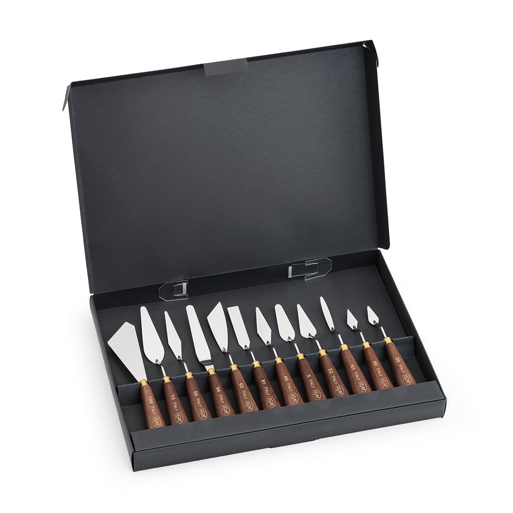 RGM Plus Line mentelių tapybai rinkinys, 12 vnt.