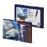 RGM Plus Line mentelių tapybai rinkinys, 12 vnt.