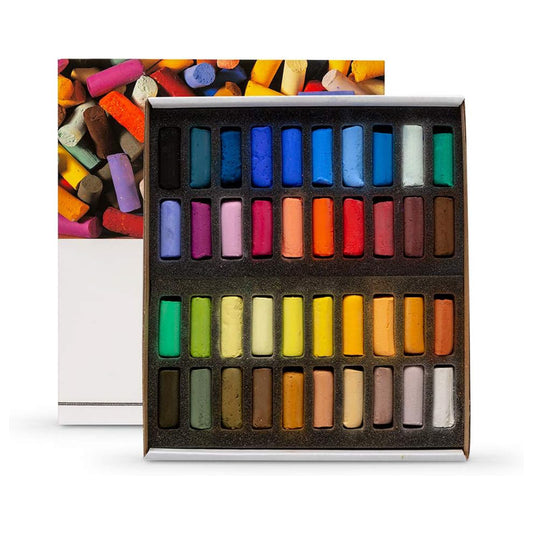 Sennelier ½ dydžio minkštų pastelių rinkinys, 40 spalvų