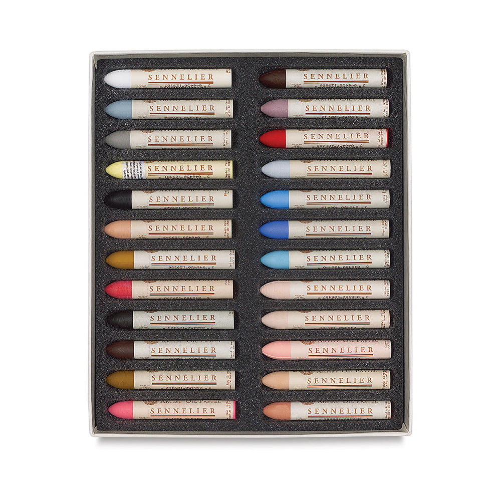 Sennelier Oil Pastel Set, 24 colors