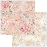 Stamperia Double-Sided Scrapbooking Paper Set - Shabby Rose, 10 units