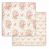 Stamperia Double-Sided Scrapbooking Paper Set - Rose Parfum Backgrounds Selection, 10 units