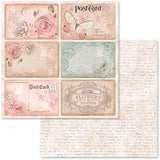 Stamperia Double-Sided Scrapbooking Paper Set - Shabby Rose, 10 units