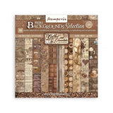 Stamperia Double-Sided Scrapbooking Paper Set - Coffee and Chocolate, 10 units