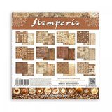 Stamperia Double-Sided Scrapbooking Paper Set - Coffee and Chocolate, 10 units