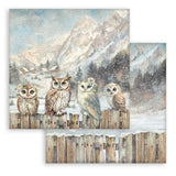 Stamperia Double-Sided Scrapbooking Paper Set - The Owl’s House, 10 units