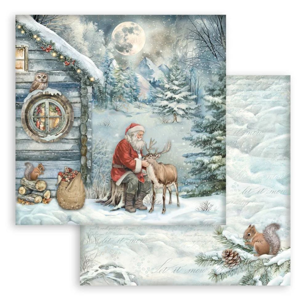 Stamperia Double-Sided Scrapbooking Paper Set - The Owl’s House, 10 units