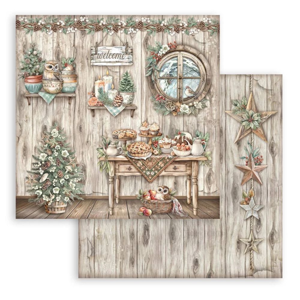 Stamperia Double-Sided Scrapbooking Paper Set - The Owl’s House, 10 units