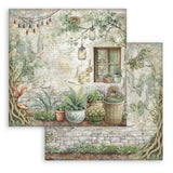 Stamperia Double-Sided Scrapbooking Paper Set - Herbarium Silvae,  10 units
