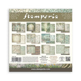 Stamperia dvipusio skrebinimo (dekoravimo) popieriaus rinkinys - Miško herbariumas, fonai, 10 vnt./pak.