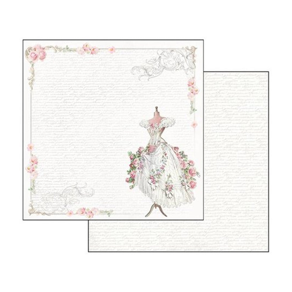 Stamperia Double-Sided Scrapbooking Paper Set - Wedding, 10 units