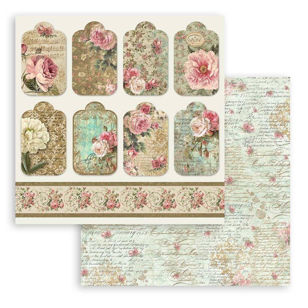 Stamperia Double-Sided Scrapbooking Paper Set - Precious, 10 units