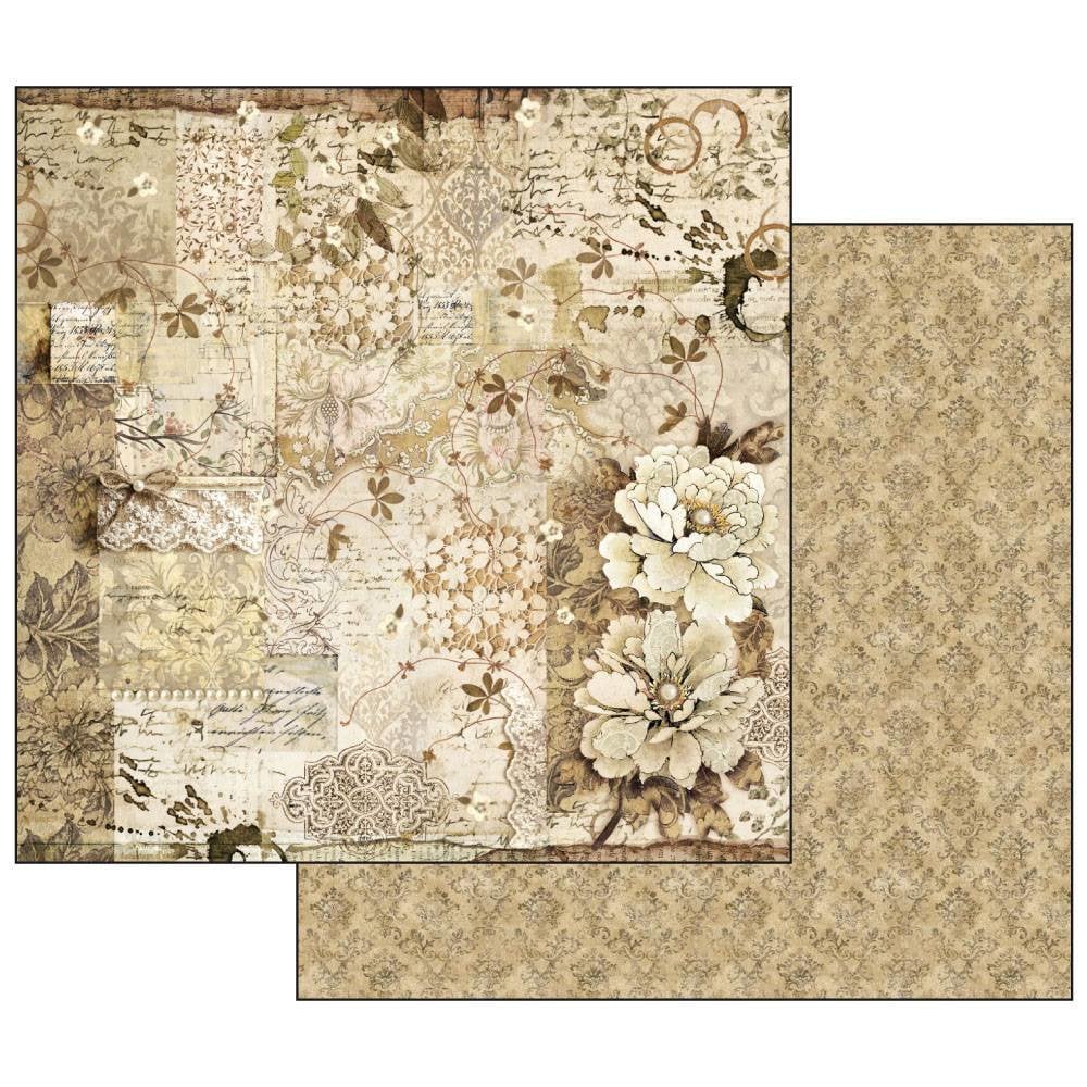 Stamperia Double-Sided Scrapbooking Paper Set - Old Lace, 10 units