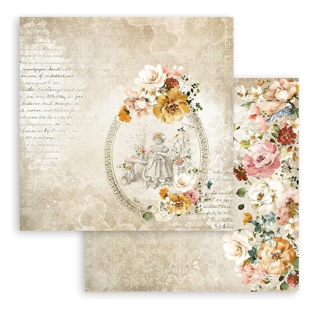 Stamperia Double-Sided Scrapbooking Paper Set - Garden of Promises, 10 units