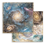 Stamperia Double-Sided Scrapbooking Paper Set - Cosmos Infinity, Backgrounds Selection, 10 units