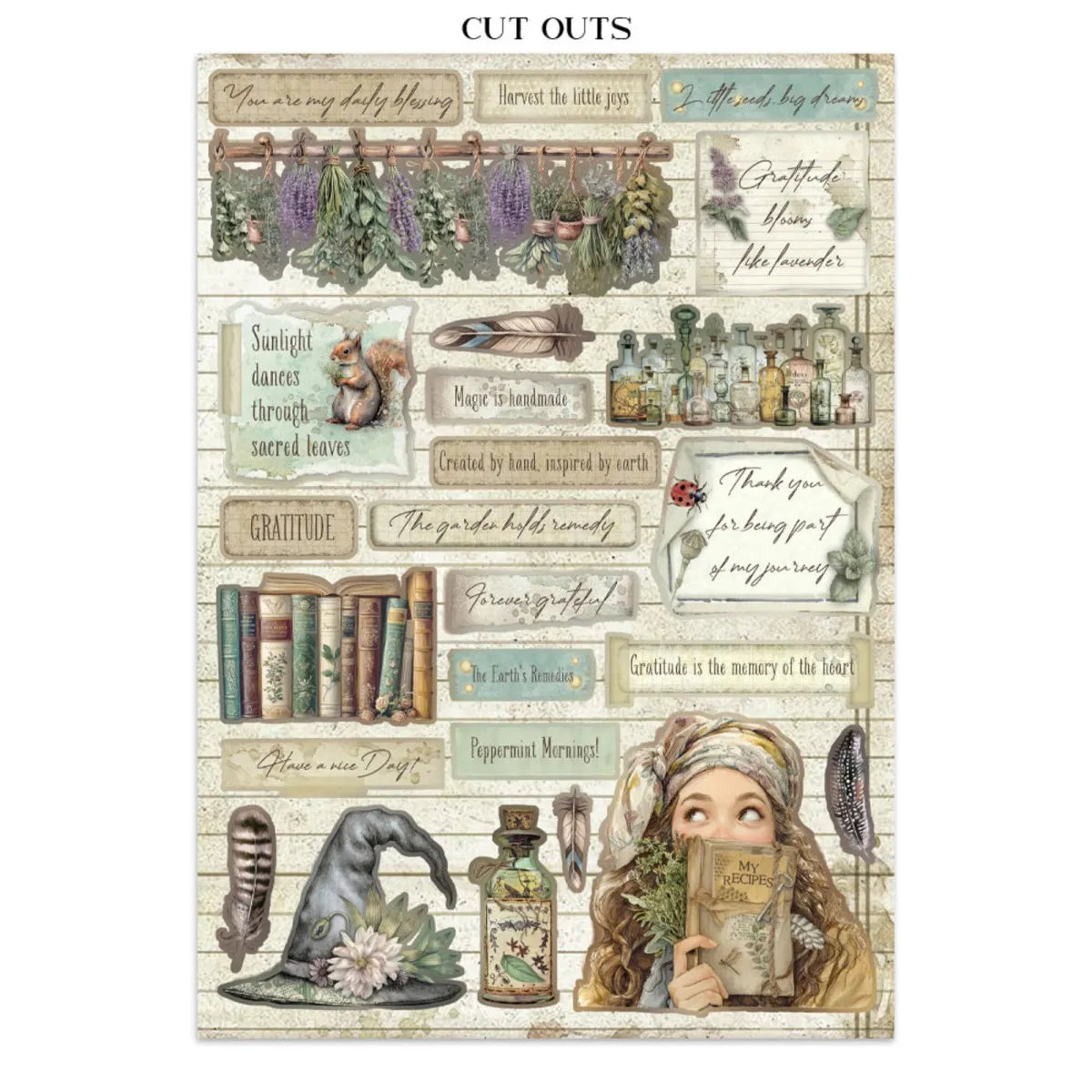 Stamperia Herbarium Silvae Junk Journal