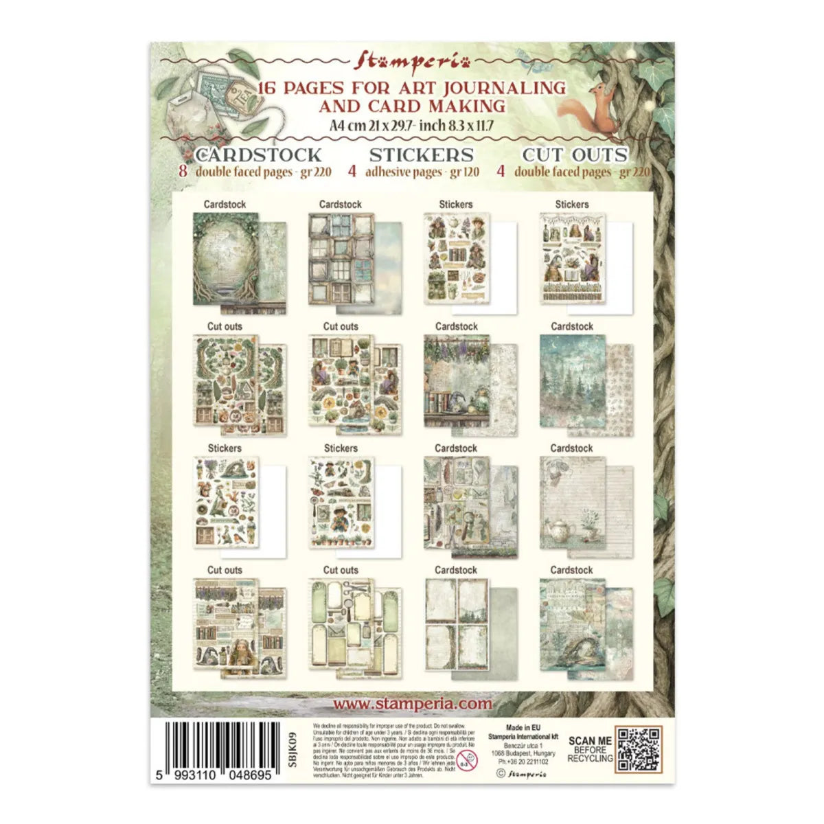 Stamperia Herbarium Silvae Junk Journal