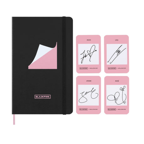 Moleskine BLACKPINK užrašų knygelė, kietu viršeliu