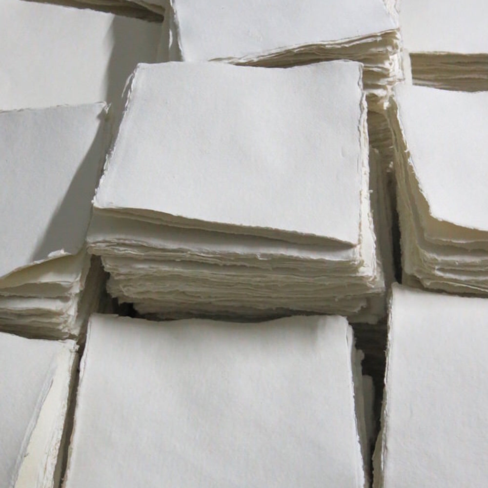 Handmade Khadi Paper from India, 20 Sheets, 320 gsm