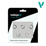 Vallejo Hobby Stencils - alyvos statinių žymių trafaretai
